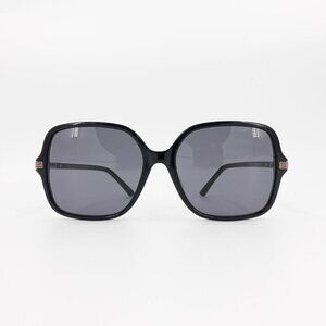 Gucci GG1448 Square Sunglasses Black Gray OS